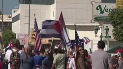 CLEAN : Party in Miami after Fidel Castro's death News Clip