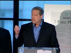 Gore announces Live Earth concert series News Clip