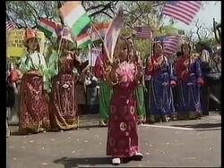 INDIA: NEW DELHI: CLINTON'S VISIT SPARKS PROTESTS News Clip