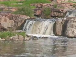 Two-level Waterfall Stock Footage