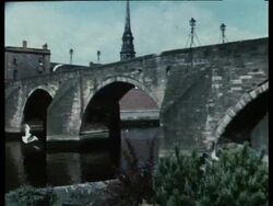 ARCHIVAL - Ayr, Ayrshire, home of Robert Burns, Scotland, UK.  1959 Stock Footage