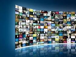 Media Wall Stock Footage