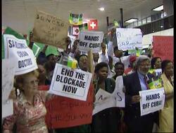 South Africa - Cuban Doctors Arrive News Clip