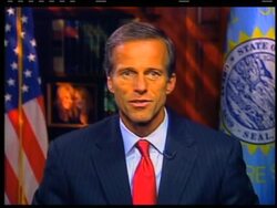 In the GOP's weekly radio and Internet address, Sen. John Thune of South Dakota contends that the Democrats' current proposals would not improve health care. Thune says that's because they would force millions of Americans to go from employer-based coverage into a government-run system. News Clip