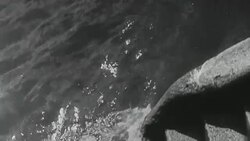 1948 MONTAGE Teddington Lock, weir, and hydro station / London, England Stock Footage