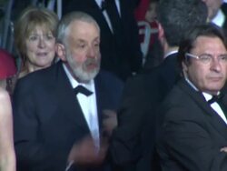 Lesley Manville, Ruth Sheen, Georgina Lowe, Mike Leigh at the Another Year Premiere: Cannes 2010 Film Festival at Cannes . (Footage by WireImage Video/GettyImages) Stock Footage