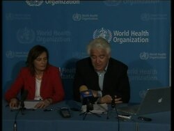 WHO news conference with latest on flu News Clip