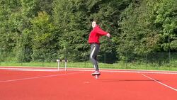 HD: Super Slo-Mo Shot of Young Woman Throwing Javelin Stock Footage