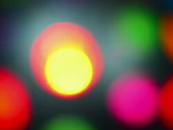 Disco defocused lights Stock Footage