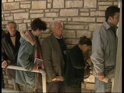 GREECE: ALBANIAN FAMILIES FLEE FOLLOWING RECENT CIVIL UNREST News Clip