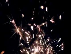 Slow Motion Sparkles Stock Footage