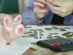 counting children of Finance Stock Footage