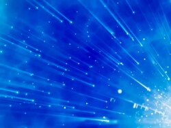 Shining Abstract Blue Energy Stock Footage
