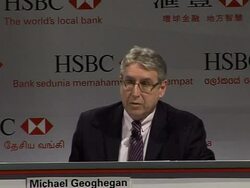 CLEAN:HSBC posts profit gain, boss donates bonus to charity News Clip