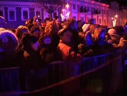 Main square becomes ice rink in Europe's culture capital News Clip