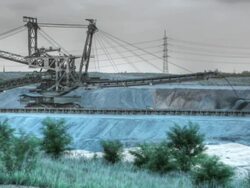 Open cast mining Stock Footage