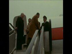 SYND 22-12-72  PERON RETURNS TO MADRID AFTER HIS EXILE ENDING TRIP TO ARGENTINA News Clip