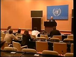 Sanchez and UN spokesman on security situation News Clip