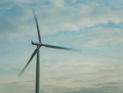 wind turbine Stock Footage