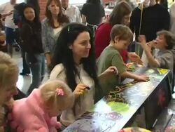 Gibson Guitar 'Paint For PEP' Charity Event Stock Footage