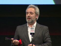 Empire Inspiration Award - Sam Mendes at The Jameson Empire Awards - Show at The Grosvenor House Hotel on March 24, 2013 in London, England (Footage by WireImage Video/Getty Images) Stock Footage