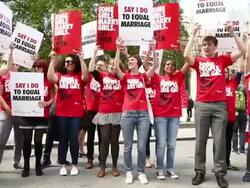 Gay Marriage Bill Debated Stock Footage