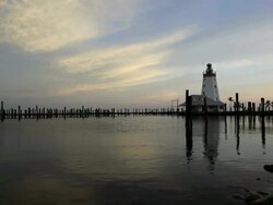 Lighthouse Sunrise Stock Footage