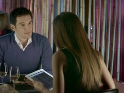 HD: Couple Enjoying Dinner In The Restaurant Stock Footage