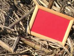 HD: Message Board On A Field Stock Footage