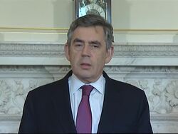 Brown meets Georgian PM, comments on financial crisis News Clip