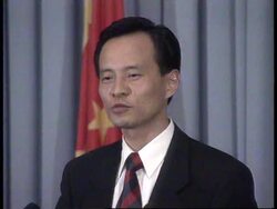 CHINA: BEIJING: WARREN CHRISTOPHER MAY DEBATE HUMAN RIGHT'S ISSUES News Clip