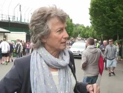 INTERVIEW - Virginia Wade at Video Sightings Stock Footage