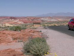Valley of Fire wide view vista Stock Footage