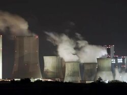 (Loopable) Power Station Stock Footage