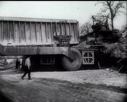 MOVIETONE'S USA REPORT - POURING OUT A HOUSE News Clip