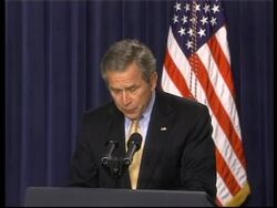 Bush swears in new US Trade Sec., comments on China News Clip