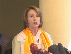 WRAP US spkr of the House Pelosi meets with Dalai Lama; s'bites News Clip