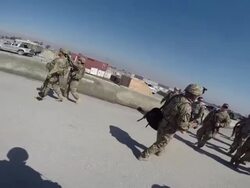 U.S. Soldiers Continue Advisory Role As Election Nears In Afghanistan Stock Footage