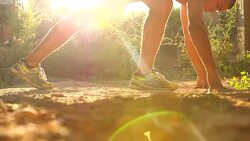 Man running Stock Footage