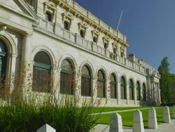 WS View of Parliament house facade / Perth, Western Australia, Australia Stock Footage