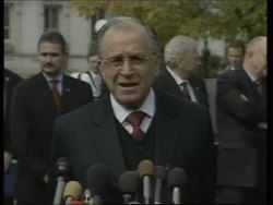 US and Romanian presidents hold talks News Clip