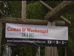 Rival Washington state mayors have challenged their cities, and each other, to a weight-loss campaign. The cities of Camas and Washougal are about average in the U.S. when it comes to overweight and obese residents. News Clip