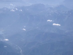 Flying over Alps Stock Footage