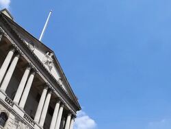 Bank of England, time lapse. Stock Footage
