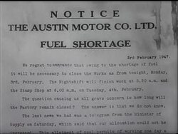 COAL HOLDS UP MOTOR WORKS News Clip
