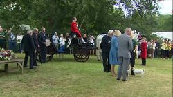 Prince Charles and Camilla Duchess of Cornwall attend Sandringham Flower Show News Clip