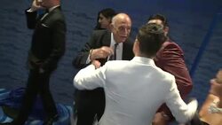 Rami Malek at the HBO's Post Emmy Awards Reception - Arrivals Stock Footage