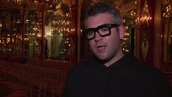 INTERVIEW -  Brandon Maxwell at BRANDON MAXWELL SPRING/SUMMER 2017 Stock Footage