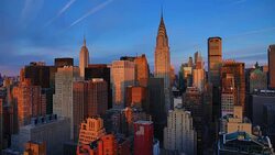 New York City Sunrise Stock Footage