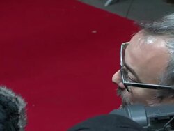 Alex de la Iglesia at As Luck Would Have It (La Chisp de la Vida) Premiere: 62nd International Berlin Film Festival 2012 at Berlinale Palace on February 15, 2012 in Berlin, Germany. (Footage by WireImage Video/Getty Images Entertainment Video)  Stock Footage